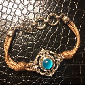 Silk braided bracelet